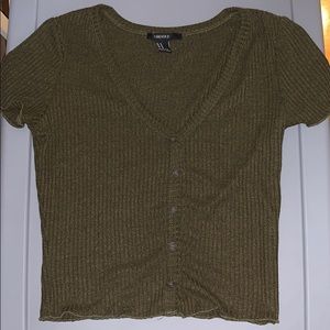 Forever 21 Forest Green Top